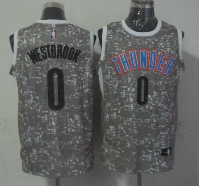 Oklahoma City Thunder #0 Russell Westbrook Gray City Luminous Stitched Jersey,We sell and wholesale Oklahoma City Thunder #0 Russell Westbrook Gray City Luminous Stitched Jersey on line form chian!